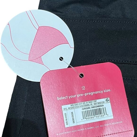 Isabel Maternity by Ingrid & Isabel Classic Black Leggings - Picture 5 of 9